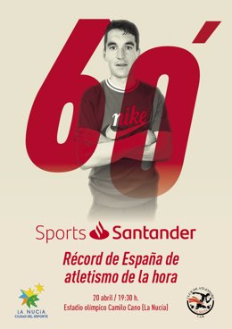 Dani Mateo intentará batir el récord de España de la hora en La Nucía (Alicante).