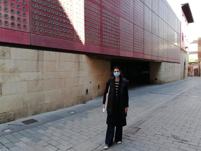 La concejal del PP Patricia Lapeña, ante el CCR