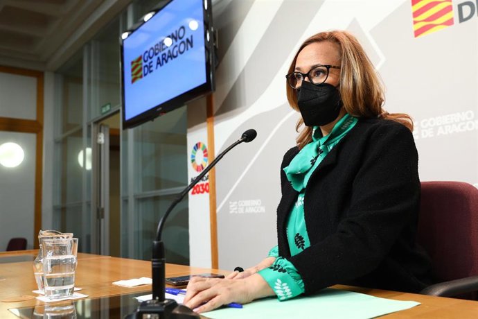 La consejera de Presidencia y Relaciones Institucionales del Gobierno de Aragón, Mayte Pérez.