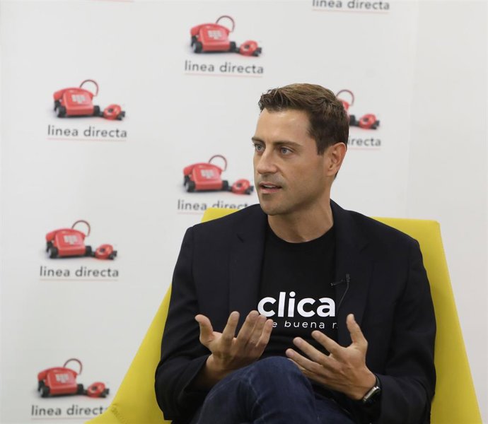 El cofundador de Clicars, Pablo Fernández Álvarez participa en una jornada sobre transformación digital, a 19 de abril de 2021, en Tres Cantos (Madrid), organizada por la agencia Europa Press y la consultora de comunicación Kreab.