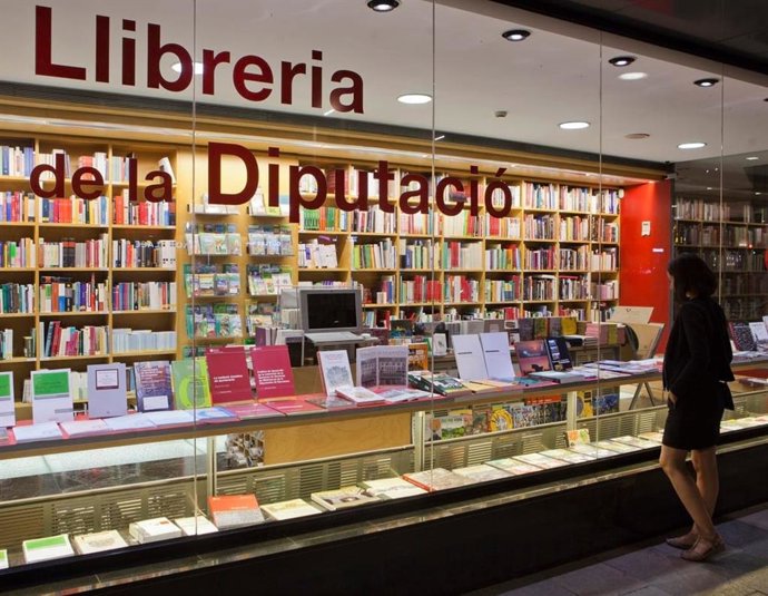 La librería de la Diputación de Barcelona.