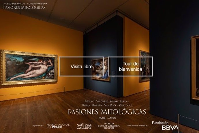 El Museo del Prado habilita visitas virtuales por 2,5 euros a la exposición 'Pasiones mitológicas'