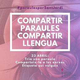 Iniciativa de 'Paraules per Sant Jordi'