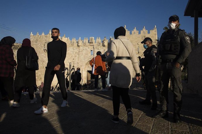La Puerta de Damasco, en la Ciudad Vieja de Jerusalén