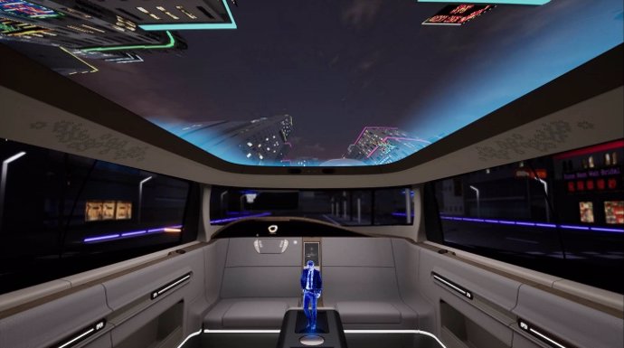 Archivo - 'Concept Art virtual' del Grupo Antolin, simulación del interior de un automóvil.