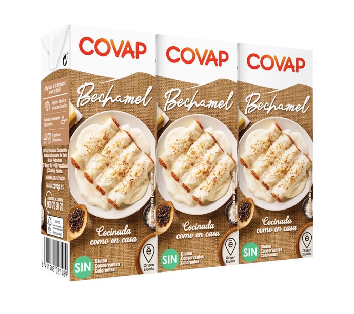 Nueva gama de salsas bechamel de Covap.