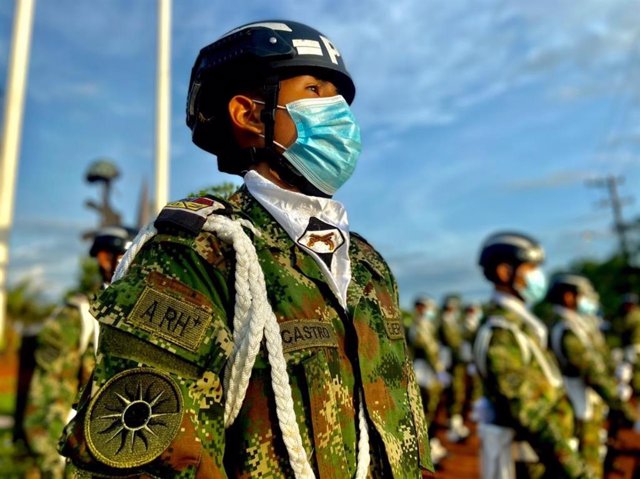 Efectivos militares de las Fuerzas Armadas de Colombia