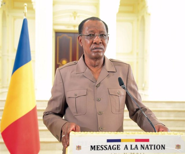 Archivo - El presidente de Chad, Idriss Déby