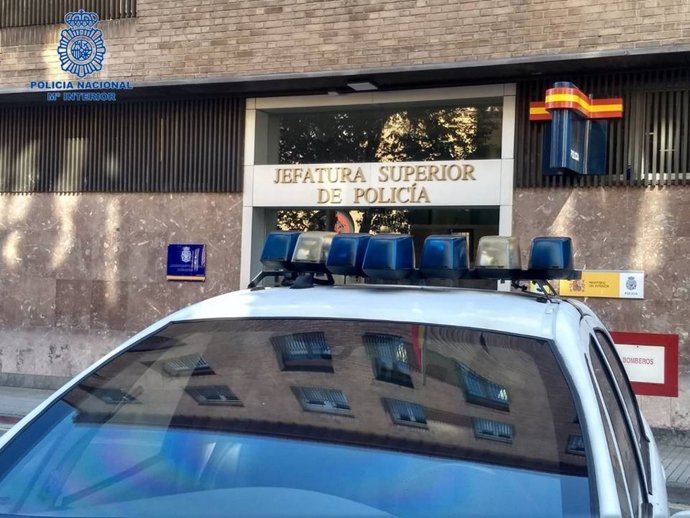 Jefatura Superior de la Policía Nacional en Pamplona.