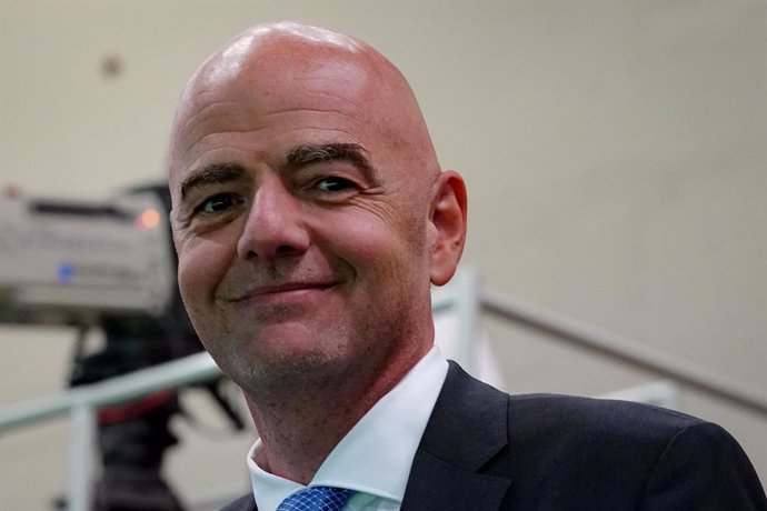 Archivo - El presidente de la FIFA, Gianni Infantino