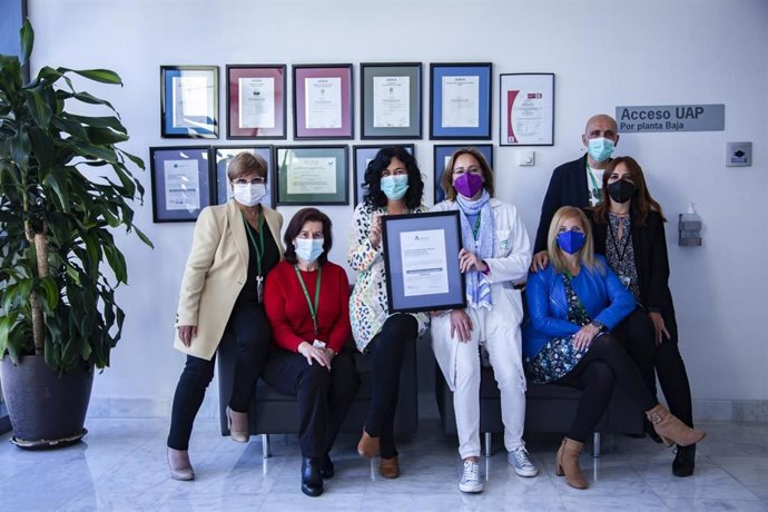 Equipo de la Unidad de Formación Continuada del Hospital Universitario Clínico San Cecilio de Granada