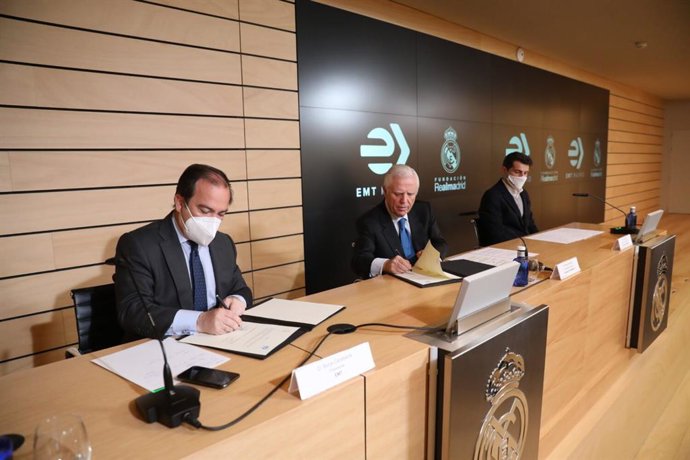 La EMT prorroga su acuerdo con la Fundación Real Madrid en favor de colectivos desfavorecidos