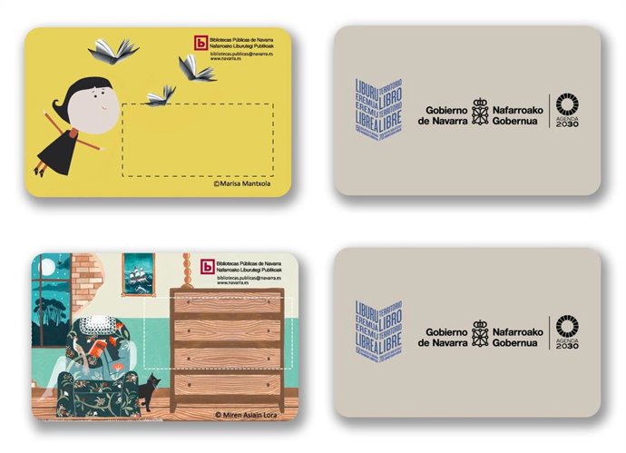 Edición especial del carnet de bibliotecas para conmemorar el Día del Libro.