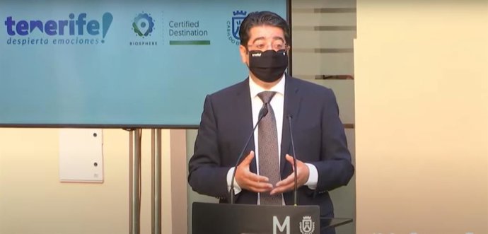 El presidente del Cabildo de Tenerife, Pedro Martín