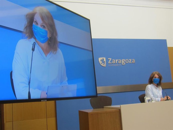 La consejera municipal de Economía, Innovación y Empleo del Ayuntamiento de Zaragoza, Carmen Herrarte