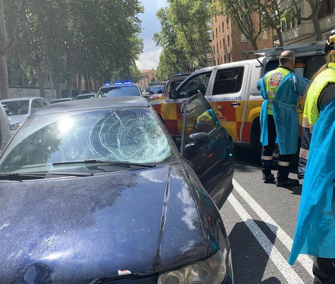 Atropello en la calle General Ibáñez, en Madrid