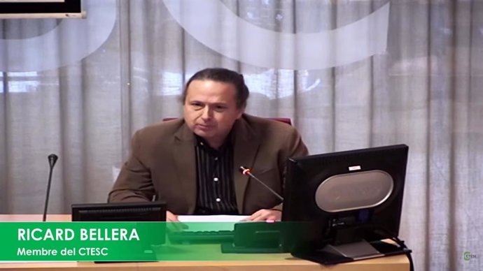 El vicepresidente del Consell de Treball, Econmic i Social de Catalunya (CTESC), Ricard Bellera.