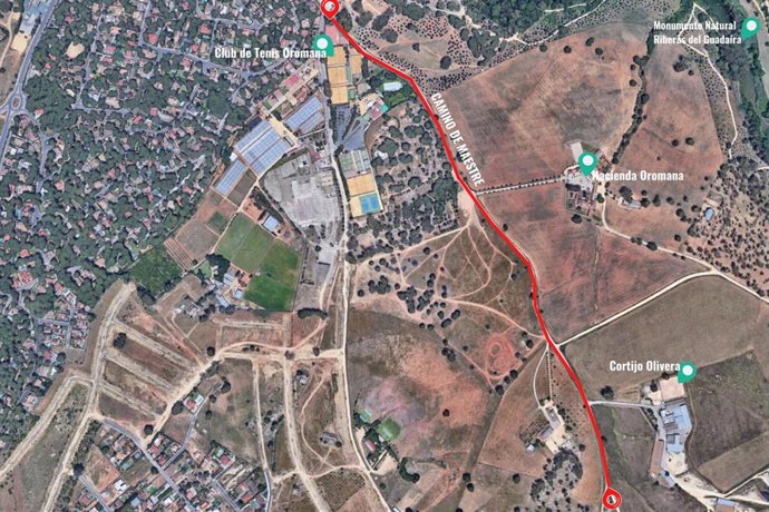 Camino rural de Maestre, en Alcalá de Guadaíra (Sevilla).