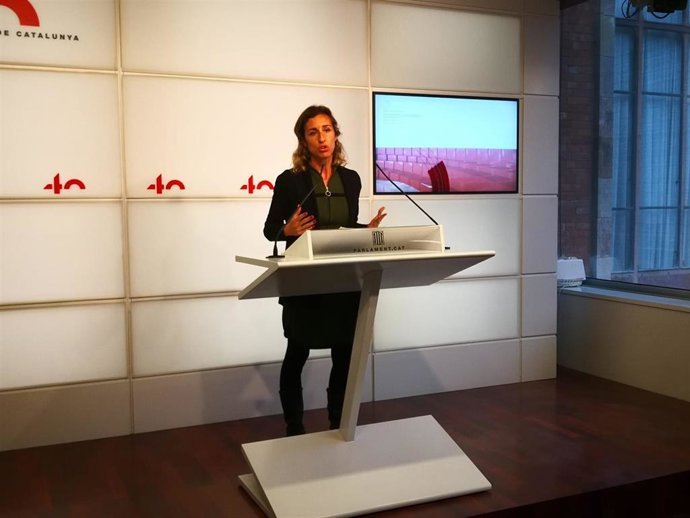 La diputada de la CUP en el Parlament Laia Estrada.