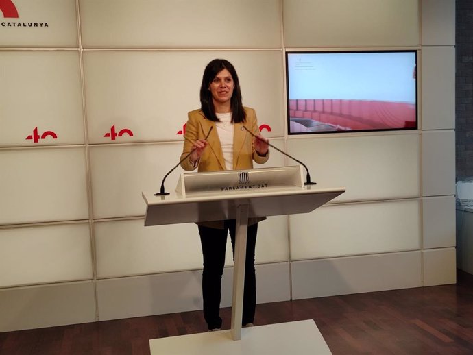 Arxiu - La portaveu d'ERC al Parlament, Marta Vilalta.
