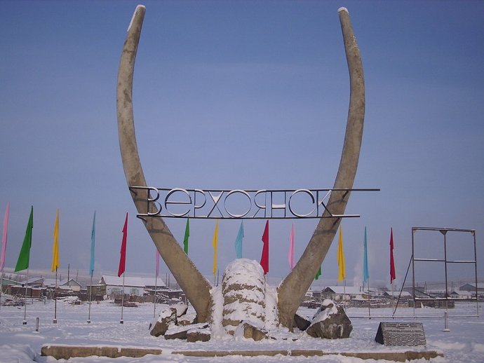 Verjoiansk, polo del frío en el Hemisferio Norte, donde se batió récord de calor en 2020, con 38 grados Celsius