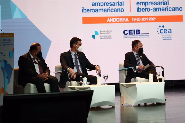 El presidentte del Gobierno, Pedro Sánchez, participa en el Encuentro Empresarial Iberoamericano