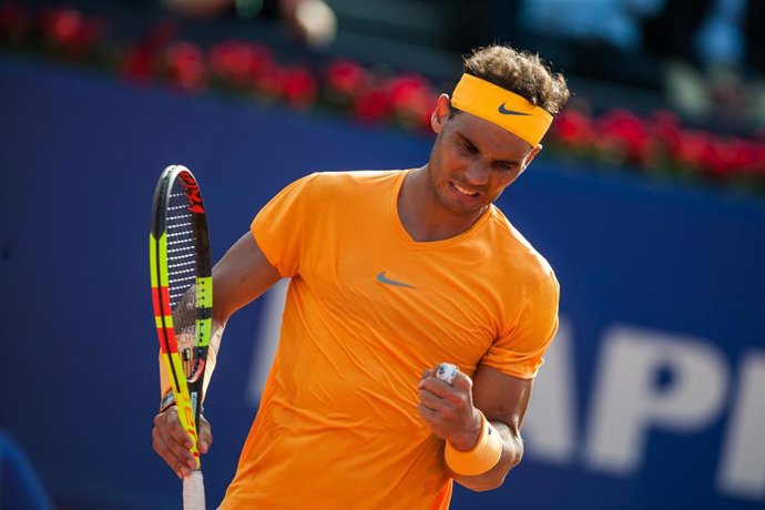 Archivo - Rafa Nadal en el Godó de 2018, en el Real Club de Tenis de Barcelona