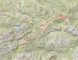 Archivo - Mapa de ubicación de proyecto eólico Garma Blanca