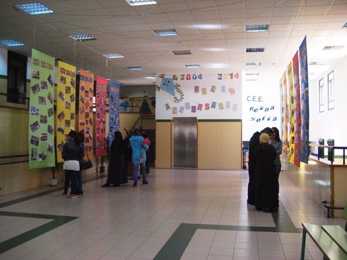 Una exposición en el Colegio de Educación Especial Reina Sofía de Melilla