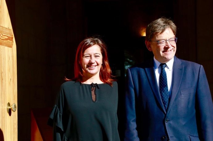 Archivo - Francina Armengol y Ximo Puig