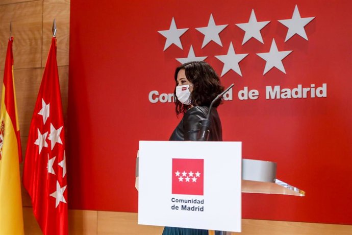 La presidenta de la Comunidad de Madrid y candidata a la reelección, Isabel Díaz Ayuso
