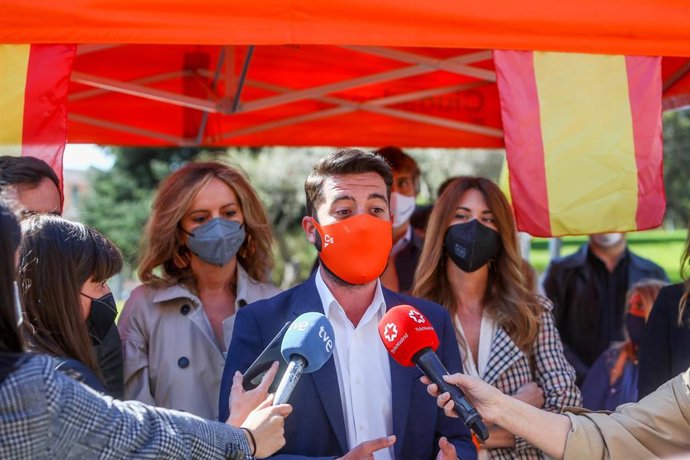 El 'número 3' de la candidatura de Ciudadanos a las elecciones de la Comunidad de Madrid, César Zafra.