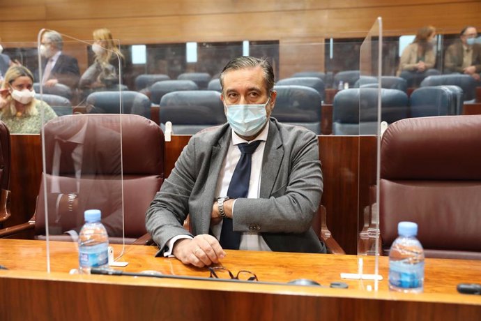 Archivo - El consejero de Justicia e Interior de la Comunidad de Madrid, Enrique López.