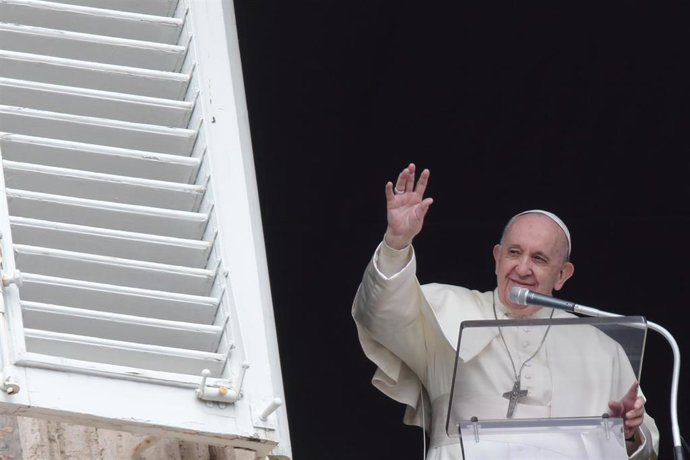 Pope Francis delivers Angelus Prayer at the Vatican