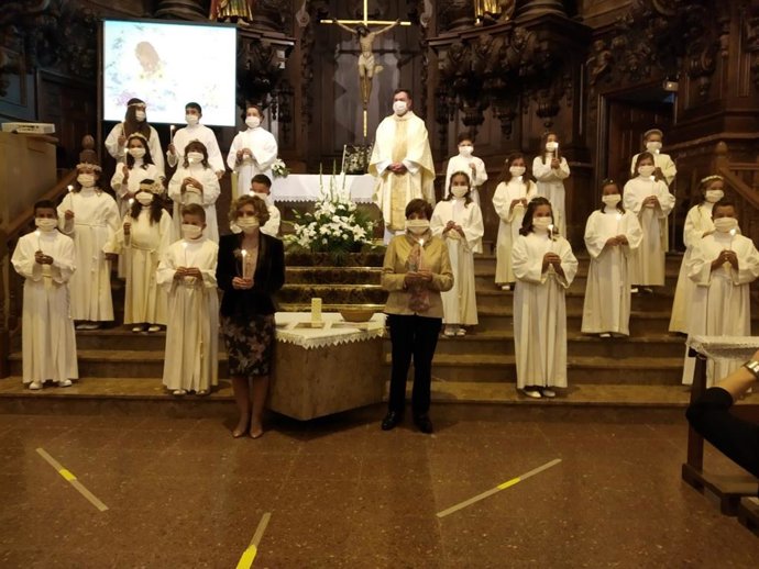 Primera comunión en Ermua