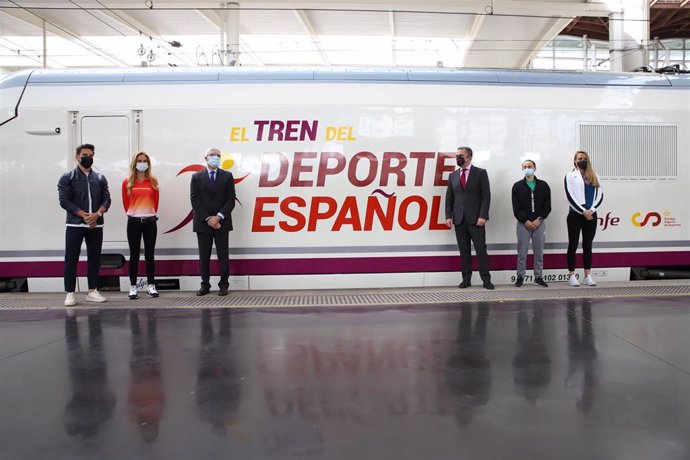 Presentación del 'Tren del Deporte Español'