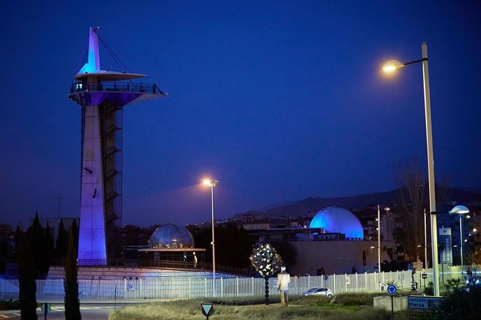 Archivo - La Torre y Cúpula del Observatorio del Parque de las Ciencias de Granada, en imagen de archivo