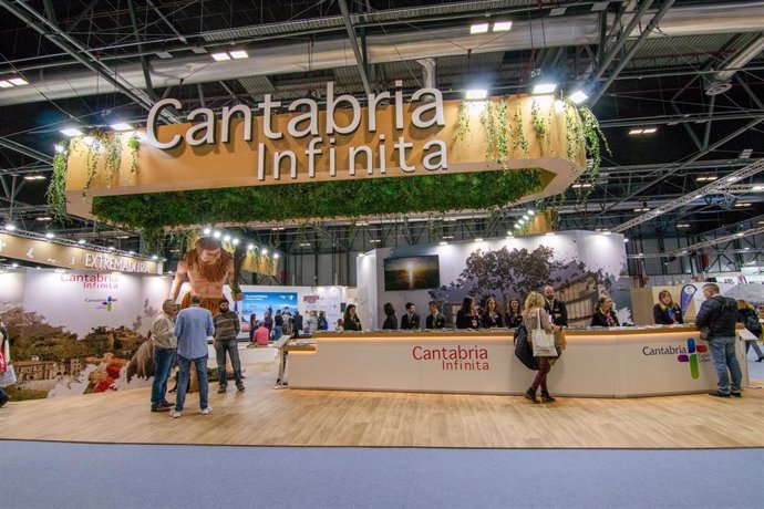 Archivo - Stand de Cantabria en Fitur 2020.