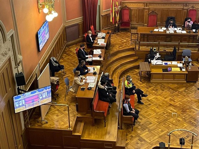 Declaración de los acusados de matar a un hombre a tiros en Baró de Viver (Barcelona), durante la primera sesión del juicio, el 13 de abril de 2021.