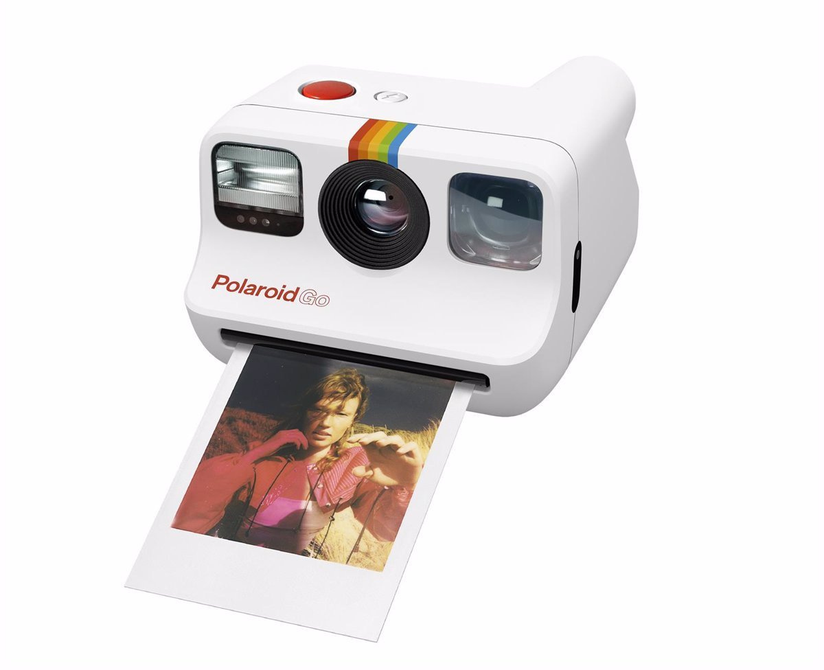 Sin valor referir Incidente, evento Polaroid presenta su cámara analógica instantánea más pequeña, Polaroid Go