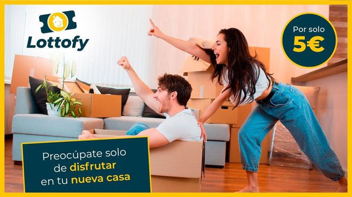 Imagen publicitaria del lanzamiento de la plataforma de Lottofy
