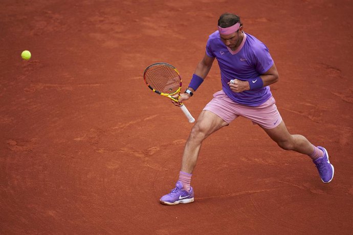 El tenista español Rafa Nadal, en su victoria sobre el bielorruso Ilya Ivashka en segunda ronda del Barcelona Open Banc Sabadell 2021