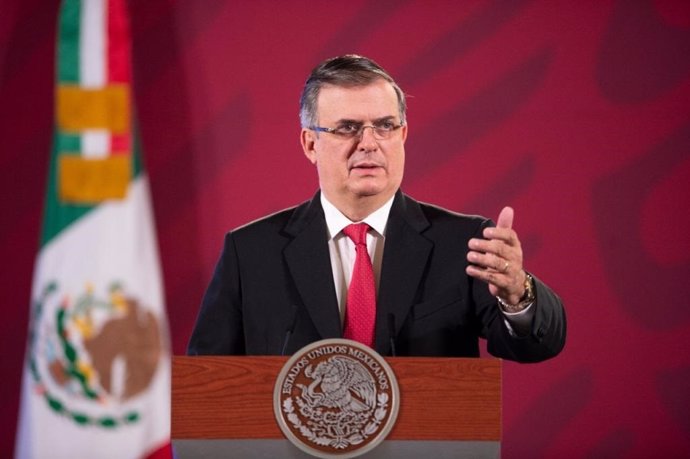 Archivo - El secretario de Relaciones Exteriores de México, Marcelo Ebrard