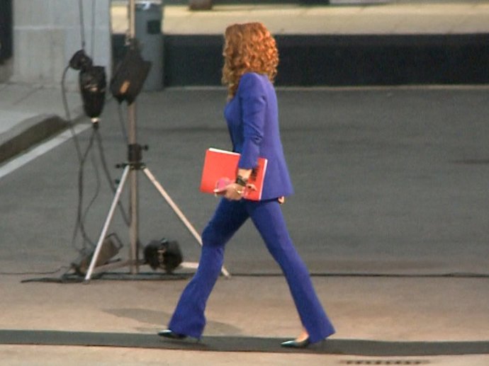 Rocío Carrasco llega al plató de Telecinco