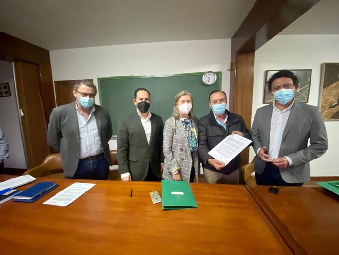 Ana Bertón reunida con la ADSG de La Janda