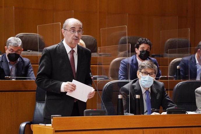 El presidente del Gobierno de Aragón, Javier Lambán.