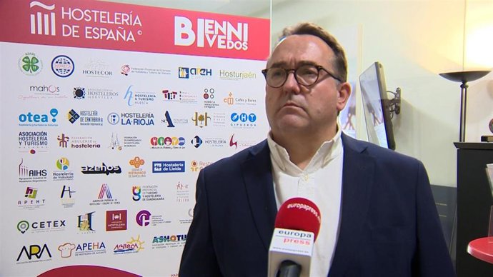 El presidente de Hostelería de España, José Luiz Yzuel 