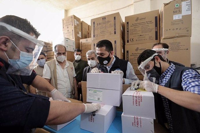 Llegada de vacunas a Siria gracias al mecanismo COVAX
