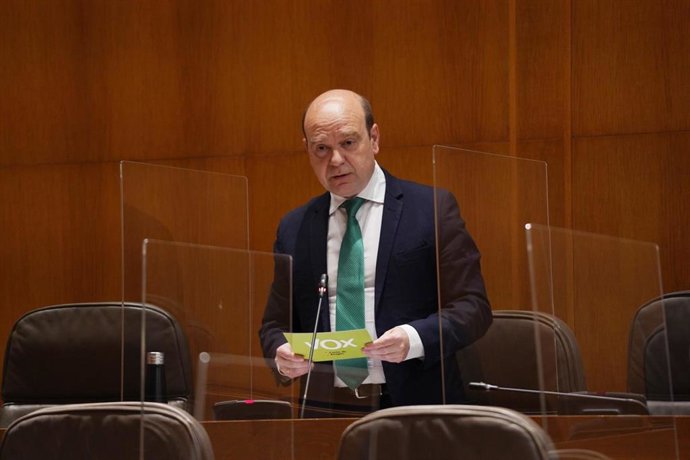 El portavoz de VOX, Santiago Morón.