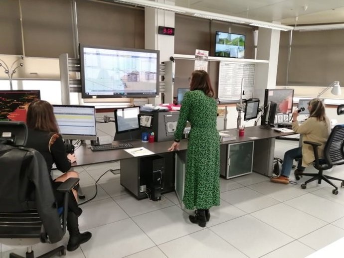 Centro de Control de Salvamento Marítimo en Fisterra.